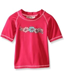 Hot Sale ⌛ Kanu Surf UPF 50+ Sun Protective Rashguard Swim 👕 Shirt (Toddler) | Swimwear 👍