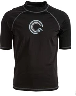 Cheapest 🎁 Kanu Surf Men's Fiji UPF 50+ Short Sleeve Sun Protective Rashguard Swim 👚 Shirt | Swimwear 🎁