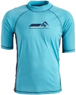 Flash Sale ❤️ Kanu Surf Men's Fiji UPF 50+ Short Sleeve Sun Protective Rashguard Swim 👕 Shirt | Swimwear 🛒