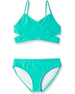 Best Sale 🤩 Kanu Surf Girls' Coral Reef Beach Sport Wrap Around 👙 Bikini 2-Piece 🩱 Swimsuit | Swimwear 🎉 -Kanu Surf Sales Store 61tjFKoK OL. AC SR736920