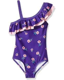 Wholesale 😍 Kanu Surf Morgan Floral Ruffle One-Shoulder One-Piece 🩱 Swimsuit (Little Kids/Big Kids) | Swimwear 🎉 -Kanu Surf Sales Store 7178oqduYGS. AC SR736920