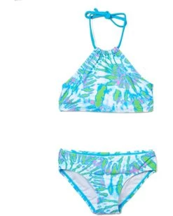 Hot Sale ✨ Kanu Surf Mahina Beach Sport Halter 👙 Bikini Two-Piece 🩱 Swimsuit (Toddler) | Swimwear 🎉 -Kanu Surf Sales Store 71CYEO1G78S. AC SR736920