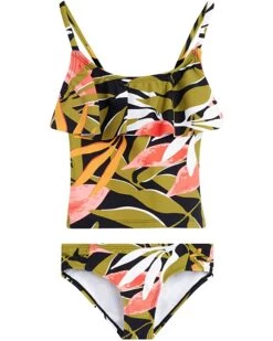 Flash Sale 🎁 Kanu Surf Girls' Charlotte Flounce Tankini Beach Sport 2-Piece 🩱 Swimsuit | Swimwear ⌛ -Kanu Surf Sales Store 71ERLr6N0UL. AC SR736920
