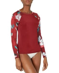 Coupon 😉 Kanu Surf Women's Keri Long-Sleeve UPF 50+ Rashguard | Swimwear 😉 -Kanu Surf Sales Store 71JBR1o6x3L. AC SR736920