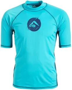 Promo ✔️ Kanu Surf Men's Mercury UPF 50+ Short Sleeve Sun Protective Rashguard Swim 👕 Shirt | Swimwear 😀 -Kanu Surf Sales Store 71U6lmsio1L. AC SR736920