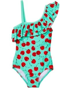 Top 10 💯 Kanu Surf Morgan Floral Ruffle One-Shoulder One-Piece 🩱 Swimsuit (Little Kids) | Swimwear 👍 -Kanu Surf Sales Store 71auMelIAOS. AC SR736920