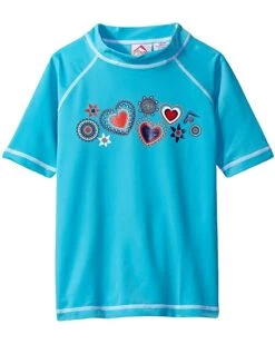 Cheapest 🤩 Kanu Surf Karlie UPF 50+ Sun Protective Rashguard Swim 👚 Shirt (Little Kids/Big Kids) | Swimwear 🧨