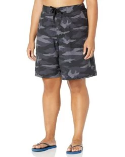 Coupon ⭐ Kanu Surf Women's Plus Size Marina Solid Stretch Boardshort | Swimwear ⌛