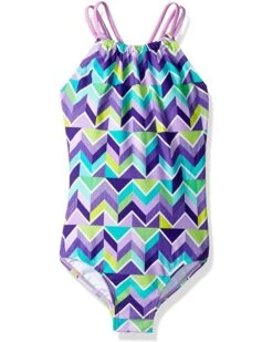 Promo 😍 Kanu Surf Jasmine Beach Sport Halter One-Piece 🩱 Swimsuit (Little Kids/Big Kids) | Swimwear 🧨 -Kanu Surf Sales Store 71px5iFuYFS. AC SR736920