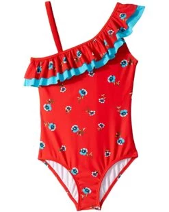 Wholesale ⭐ Kanu Surf Morgan Floral Ruffle One-Shoulder One-Piece 🩱 Swimsuit (Little Kids) | Swimwear 🔔 -Kanu Surf Sales Store 71qaofrrWiS. AC SR736920