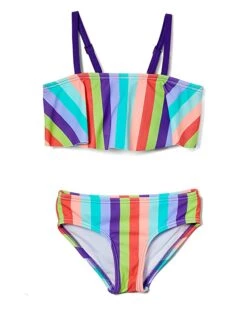 Best Pirce 🎁 Kanu Surf Girls' Karlie Flounce 👙 Bikini Beach Sport 2 Piece 🩱 Swimsuit | Swimwear 👏 -Kanu Surf Sales Store 71wolJCcjBL. AC SR736920