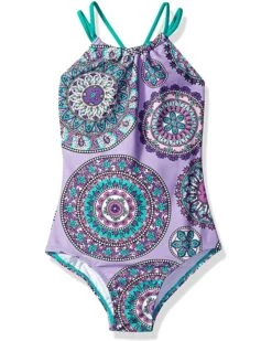 Discount 😀 Kanu Surf Beach Sport Halter One-Piece 🩱 Swimsuit (Little Kids) | Swimwear ⭐ -Kanu Surf Sales Store 81C9AEeQUbS. AC SR736920