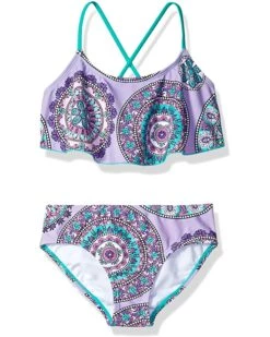 Coupon ⭐ Kanu Surf Girls' Alania Flounce 👙 Bikini Beach Sport 2 Piece 🩱 Swimsuit | Swimwear 🧨 -Kanu Surf Sales Store 81PO9 6NIML. AC SR736920