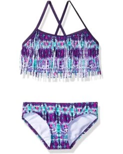 Promo 🤩 Kanu Surf Girls' Kelly Beach Sport Fringe 2-Piece 👙 Bikini 🩱 Swimsuit | Swimwear ✨ -Kanu Surf Sales Store 81RlfG9H0kL. AC SR736920