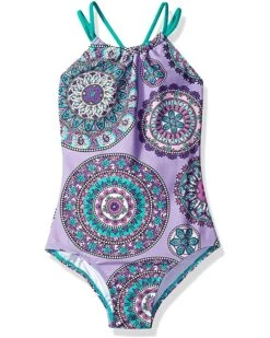 Brand new 🛒 Kanu Surf Beach Sport Halter One-Piece 🩱 Swimsuit (Little Kids/Big Kids) | Swimwear 😉 -Kanu Surf Sales Store 81pSGGl6wQS. AC SR736920