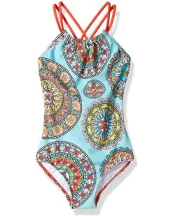 Discount 😀 Kanu Surf Beach Sport Halter One-Piece 🩱 Swimsuit (Little Kids) | Swimwear ⭐ -Kanu Surf Sales Store 81sUodDKOVS. AC SR736920