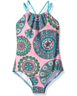 Discount 😀 Kanu Surf Beach Sport Halter One-Piece 🩱 Swimsuit (Little Kids) | Swimwear ⭐ -Kanu Surf Sales Store 81uIInl6dS. AC SR736920 1