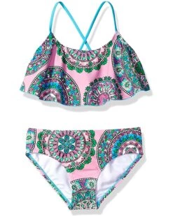 Coupon ⭐ Kanu Surf Girls' Alania Flounce 👙 Bikini Beach Sport 2 Piece 🩱 Swimsuit | Swimwear 🧨 -Kanu Surf Sales Store 81ug3XEiDCL. AC SR736920
