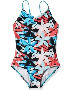 Hot Sale ❤️ Kanu Surf Daisy Beach Sport One-Piece 🩱 Swimsuit (Little Kids/Big Kids) | Swimwear 🛒